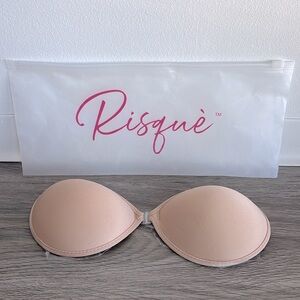 NWOT Backless, Strapless Adhesive Bra - Nude - Size A